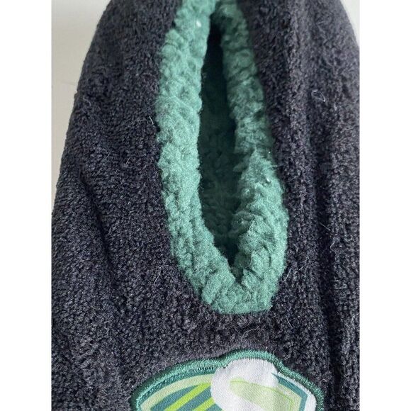 Snuggle Toes Harry Potter Slytherin Slippers Women’s Sz 4-10 Black Green NEW - Picture 9 of 12
